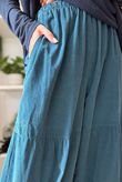 Basso Baby Cord Tiered Cuff Pant Deep Teal
